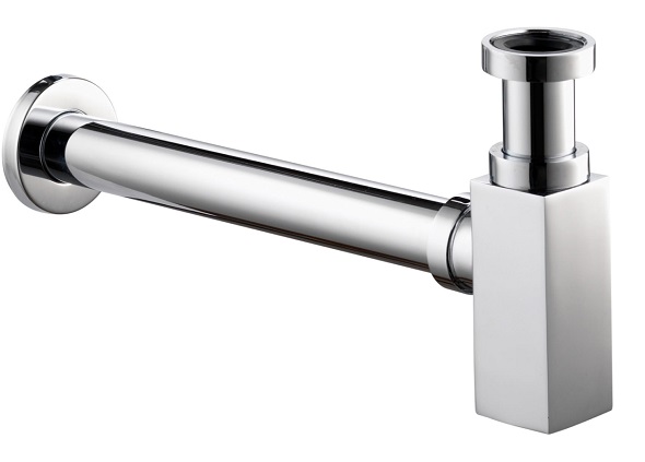 Square Chrome Bottle Trap